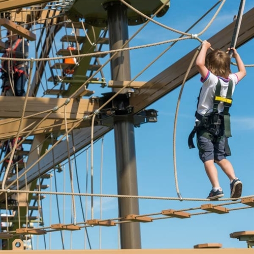 Air Trail Climbing Adventure at Tees Barrage in Stockton  Air Trail Climbing Adventure at Tees Barrage in Stockton